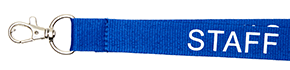 Flach Blau 20mm - bedruckt mit STAFF