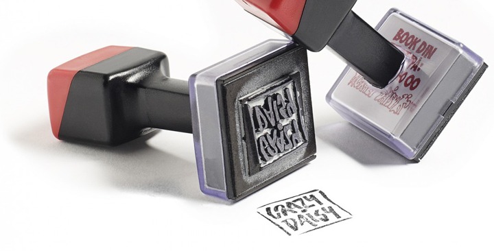 UV Stempel mit Logo