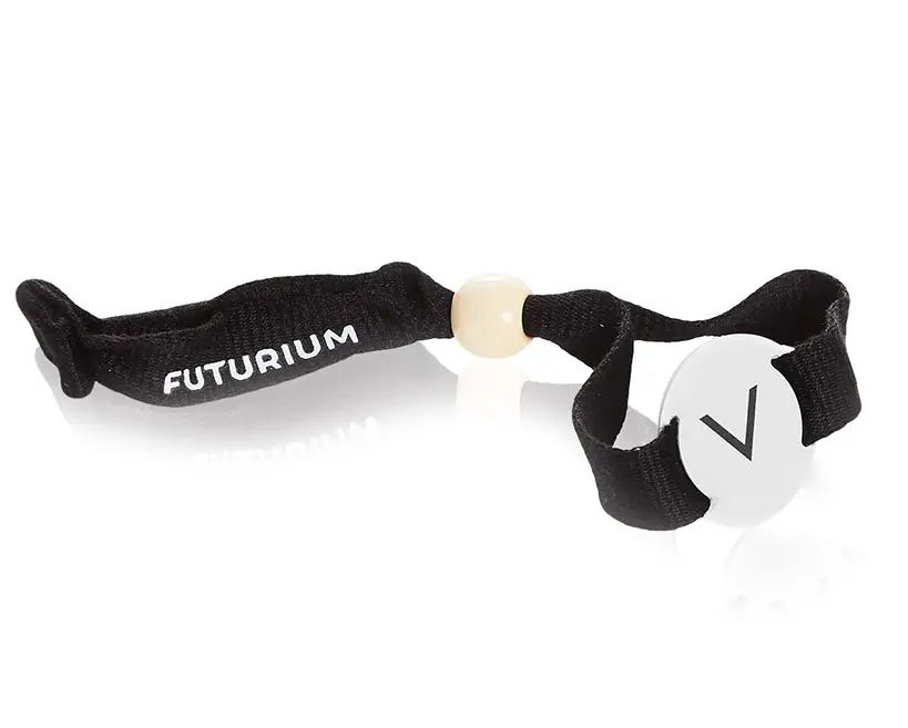 Festivalbändchen mit verstellbarem Verschluss