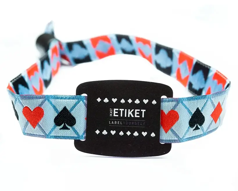 Festivalbändchen mit hartem RFID-Tag