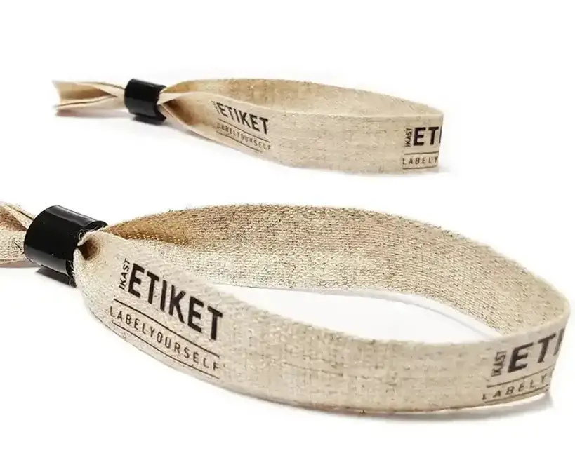 Festivalbändchen aus Leinen