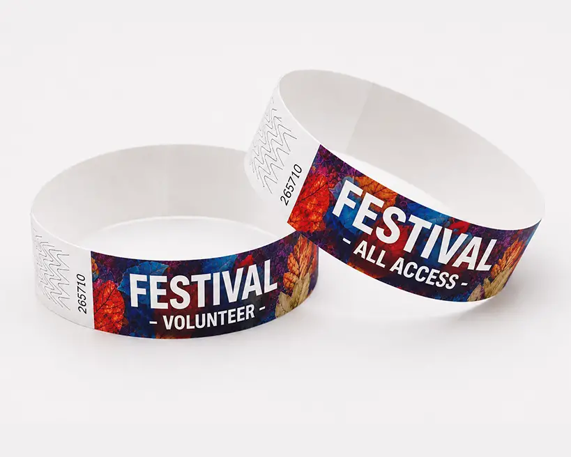 Papierarmbänder mit Druck – Angebot erhalten
