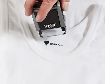 Zusätzliches Stempelkissen für den Textilstempel