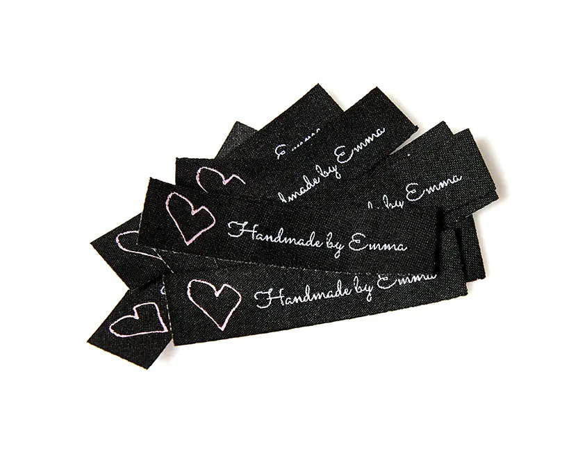 Labels ohne Falz